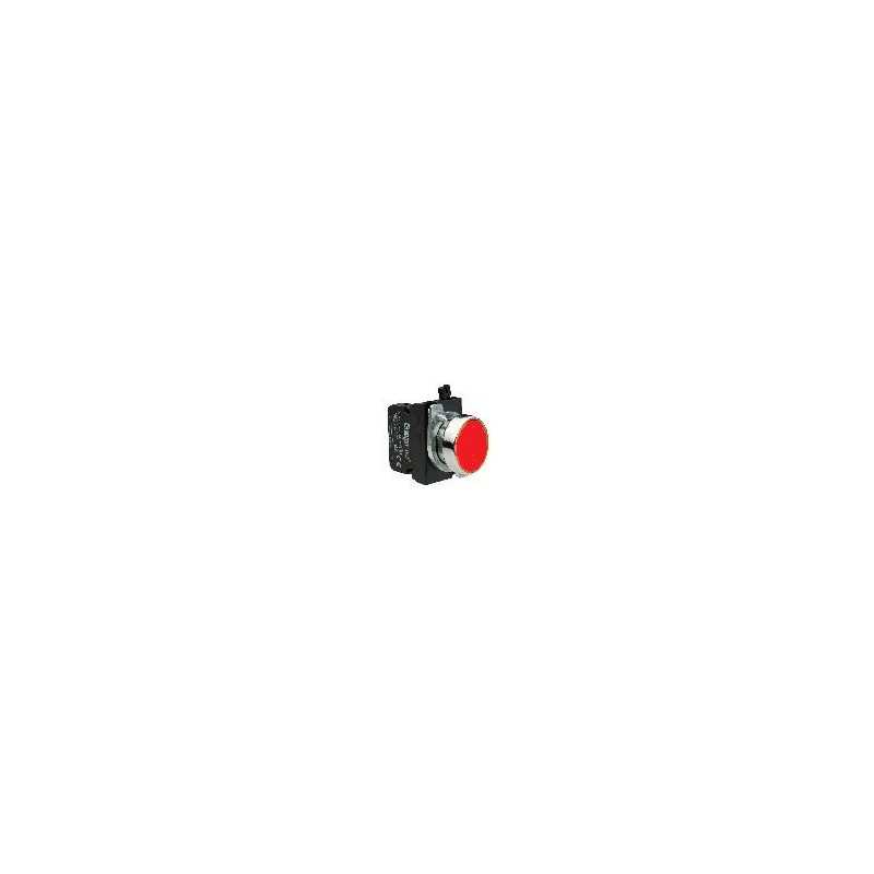 CM200DК ⟡ Кнопка нажимная круглая красная (1НЗ)