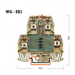 Клеммник WG-EKI 2-х ярусный...