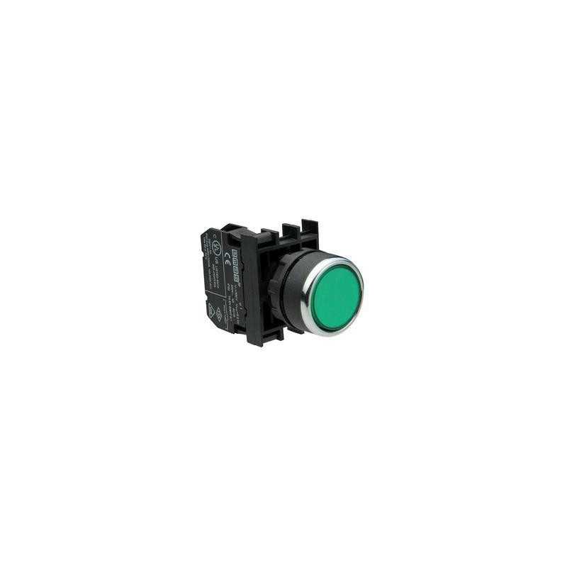 B290DY ⟡ Кнопка со светодиодной подсветкой зеленая