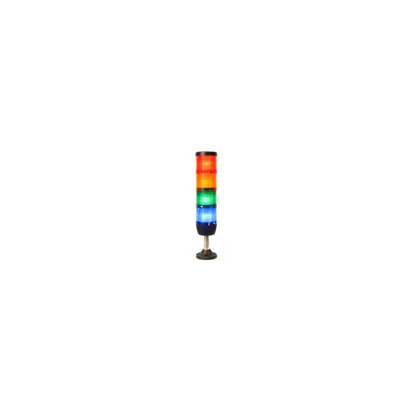 IK54L024XM03 ⟡ Сигнальная колонна Ø 50 мм. Красная, желтая, зеленая, синяя 24 вольт