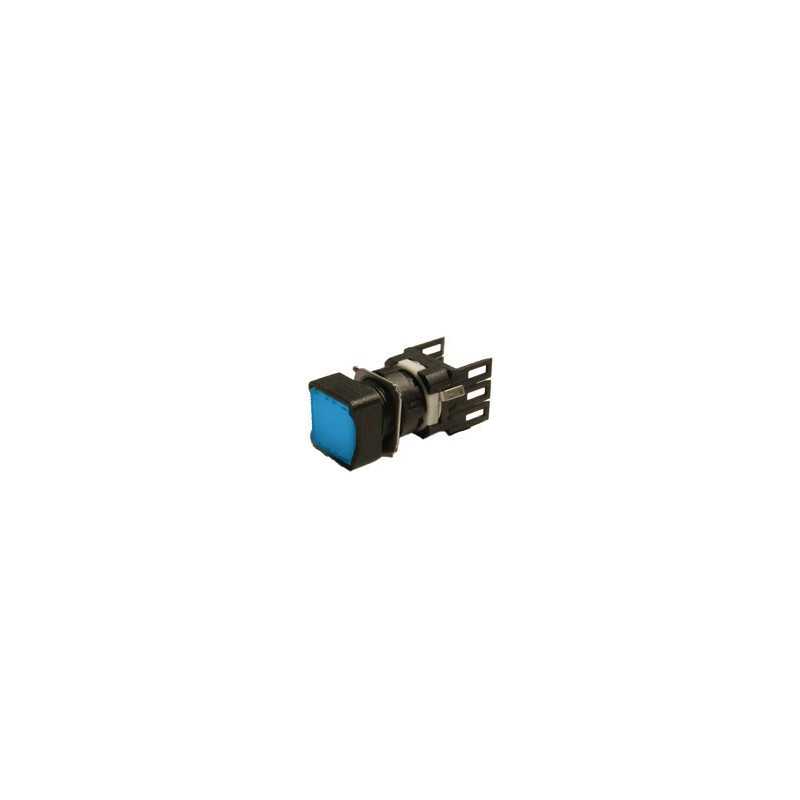 D101KDM ⟡ Кнопка квадратная без фиксации синяя