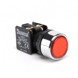 KB12DK ⟡ Кнопка нажимная Ø22 мм красная