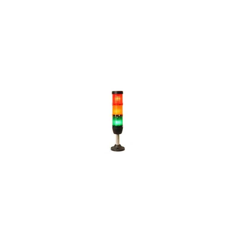 IK53L024XM03 ⟡ Сигнальная колонна Ø 50 мм. Красная, желтая, зеленая 24 вольта, светодиод LED