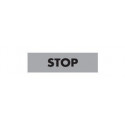 Шильдик, Табличка «STOP», 8 мм