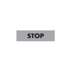 BET08-STOP ⟡ Шильдик, Табличка «STOP» 8 мм