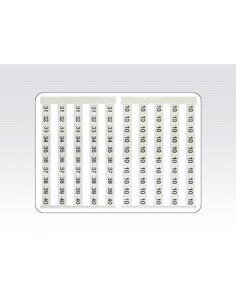 Маркировочные лейблы NS6.4 (Sheet/50 Pcs) 2