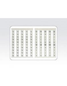 Маркировочные лейблы NS6 (Sheet/50 Pcs) 2