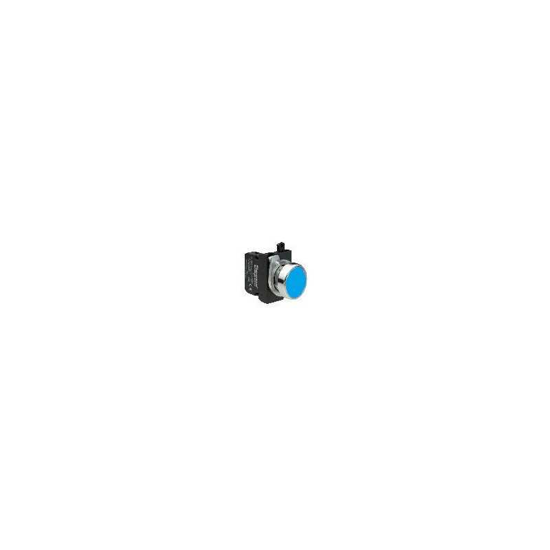 CM101DM ⟡ Кнопка нажимная круглая синяя (2НО)