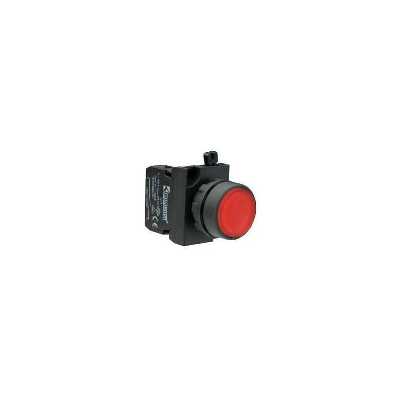CP200DК ⟡ Кнопка нажимная круглая красная (1НЗ)