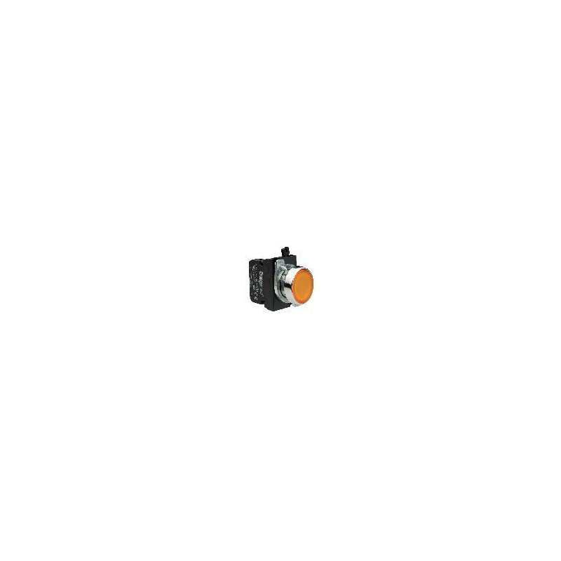 CM182DS ⟡ Кнопка со светодиодной подсветкой желтая CM182DS (1НО+1НЗ)
